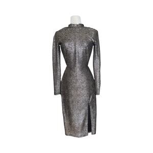 Glam Metallic Topshop Bodycon Dress – Holiday  NYE Party US 2
